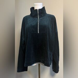 Madewell Green Corduroy Popover